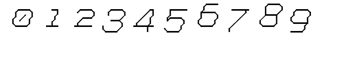 FF Tronic Light Italic Font OTHER CHARS