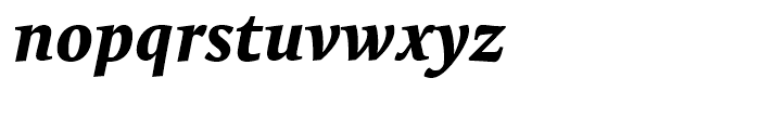 FF Tundra Bold Italic Font LOWERCASE