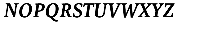 FF Tundra Demi Bold Italic Font UPPERCASE