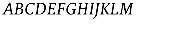 FF Tundra Regular Italic Font UPPERCASE