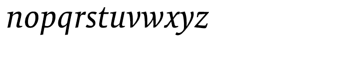 FF Tundra Regular Italic Font LOWERCASE