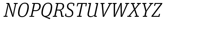 FF Unit Slab Light Italic Font UPPERCASE
