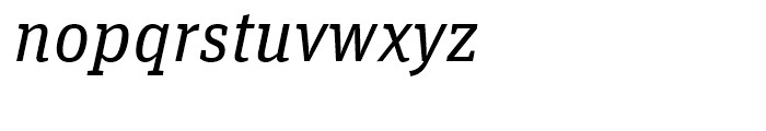 FF Unit Slab Regular Italic Font LOWERCASE