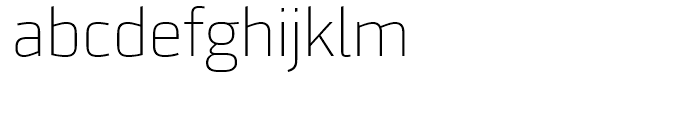 FF Utility Extra Light Font LOWERCASE