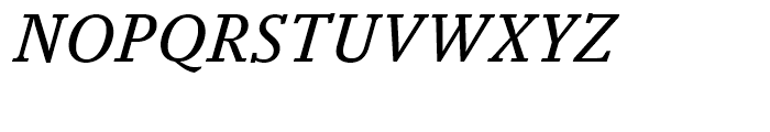 FF Yoga Regular Italic Font UPPERCASE
