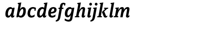 FF Zine Serif Display Medium Italic Font LOWERCASE