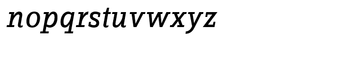 FF Zine Slab Display Regular Italic Font LOWERCASE
