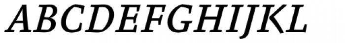 FF Absara OT Medium Italic Font UPPERCASE