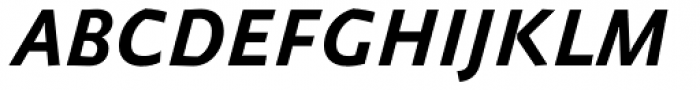 FF Absara Sans OT Bold Italic Font UPPERCASE