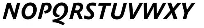 FF Absara Sans OT Bold Italic Font UPPERCASE