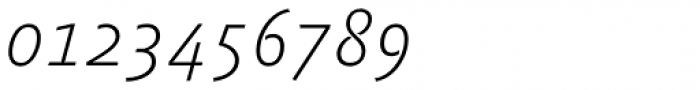 FF Absara Sans OT Thin Italic Font OTHER CHARS