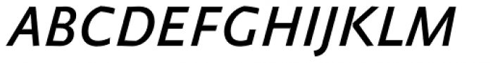 FF Absara Sans Pro Medium Italic Font UPPERCASE