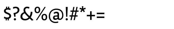 FF Absara Sans Std Regular Font OTHER CHARS