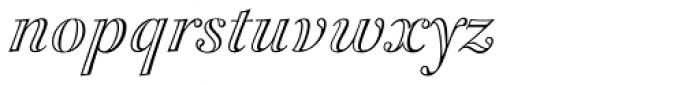 FF Acanthus Open OT Italic Font LOWERCASE