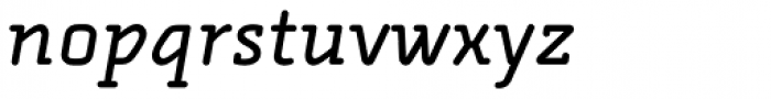 FF Alega Serif Std Regular Italic Font LOWERCASE