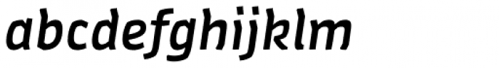 FF Amman Sans OT Medium Italic Font LOWERCASE