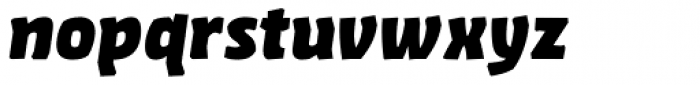 FF Amman Sans Pro ExtraBold Italic Font LOWERCASE