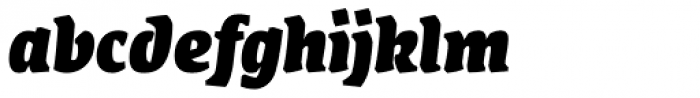 FF Amman Serif Arabic ExtraBold Italic Font LOWERCASE