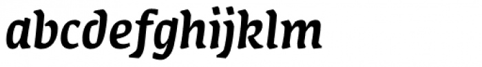 FF Amman Serif OT Medium Italic Font LOWERCASE