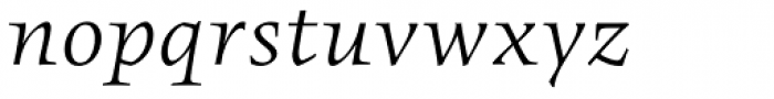 FF Angkoon OT Italic Font LOWERCASE