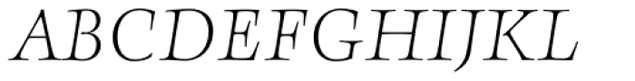 FF Angkoon OT Light Italic Font UPPERCASE