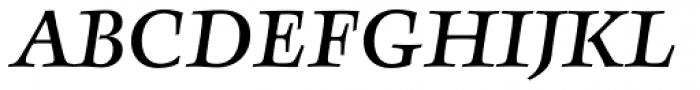 FF Angkoon OT Medium Italic Font UPPERCASE
