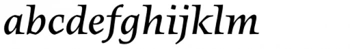 FF Angkoon OT Medium Italic Font LOWERCASE