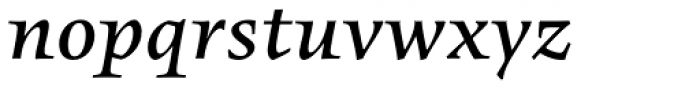 FF Angkoon OT Medium Italic Font LOWERCASE