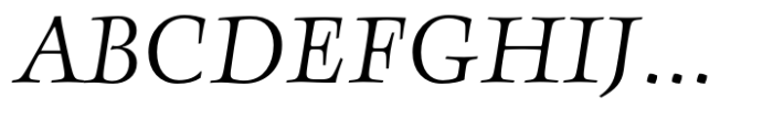 FF Angkoon Std Regular Italic Font UPPERCASE