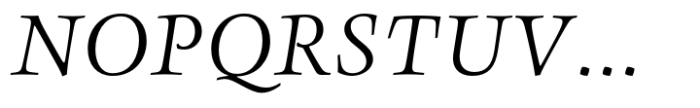 FF Angkoon Std Regular Italic Font UPPERCASE