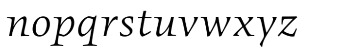 FF Angkoon Std Regular Italic Font LOWERCASE