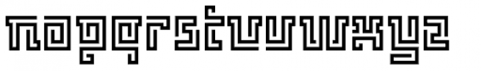 FF Archian Amphora OT Regular Font LOWERCASE