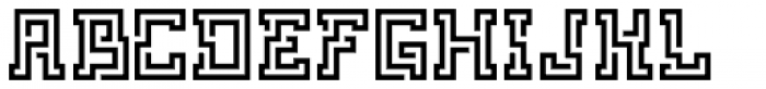 FF Archian Labirintus OT Regular Font UPPERCASE