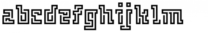 FF Archian Labirintus OT Regular Font LOWERCASE