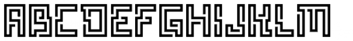 FF Archian Labirintus Sans OT Regular Font UPPERCASE