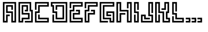 FF Archian Std Labirintus Sans Regular Font UPPERCASE
