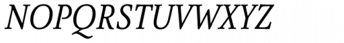 FF Atma Serif OT Book Italic Font UPPERCASE