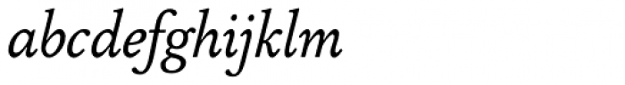 FF Atma Serif OT Book Italic Font LOWERCASE
