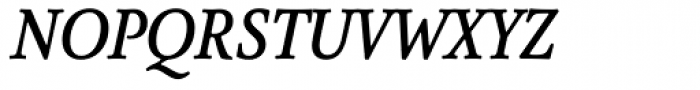 FF Atma Serif OT Medium Italic Font UPPERCASE