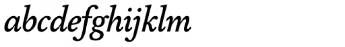 FF Atma Serif OT Medium Italic Font LOWERCASE