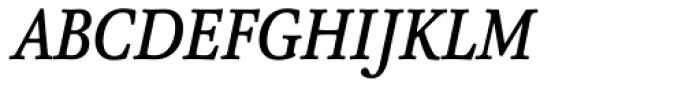 FF Atma Serif Pro Medium Italic Font UPPERCASE