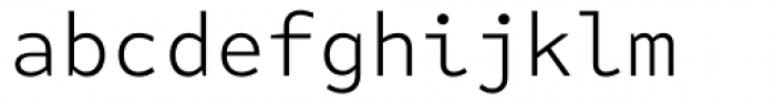 FF Attribute Mono Light Font LOWERCASE