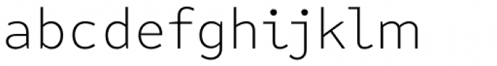FF Attribute Text Extra Light Font LOWERCASE