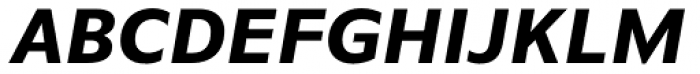 FF Basic Gothic OT Bold Italic Font UPPERCASE