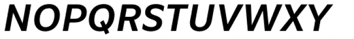 FF Basic Gothic OT DemiBold Italic Font UPPERCASE