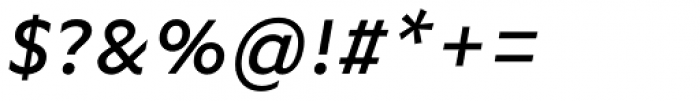 FF Basic Gothic OT Medium Italic Font OTHER CHARS