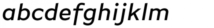 FF Basic Gothic OT Medium Italic Font LOWERCASE