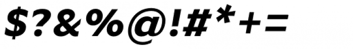 FF Basic Gothic Std Bold Italic Font OTHER CHARS