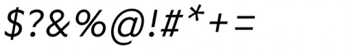 FF Basic Gothic Std Regular Italic Font OTHER CHARS