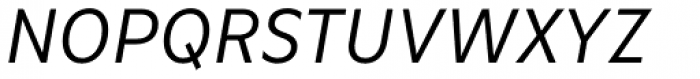 FF Basic Gothic Std Regular Italic Font UPPERCASE